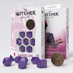 Jeux de rôle - Dés - The Witcher - Dandelion - Viscount de Lettenhove (RPG dice set)