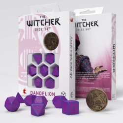 Jeux de rôle - Dés - The Witcher - Dandelion - The Conqueror of Hearts (RPG dice set)