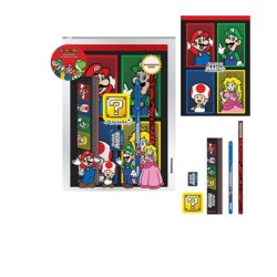 Set de papeterie - Super Mario - Personnages