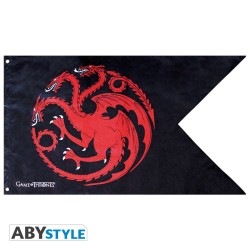 Drapeau - Le Trône de Fer - Famille Targaryen