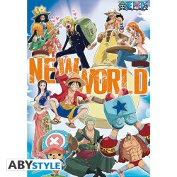 Poster - Roulé et filmé - One Piece - New World