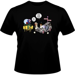 T-shirt - Parodie - Time Machine - M Homme 