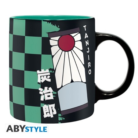 Set - Demon Slayer - Mug à thé + Cahier + Porte-clef - Tanjiro Kamado