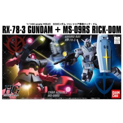 Model - High Grade - Gundam - G-3 vs Char's Rick Dom set