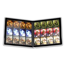 Portfolio - Zipfolio - 480 Cartes - XenoSkin Blanc