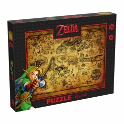 Puzzle - Solo - Casse tête/Réflexion - Indépendant de la langue - Zelda - Hyrule - 1000 Pcs