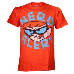 T-shirt - Dexters Labor - Nerd alert - S Homme 
