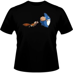 T-shirt - Parodie - Le gland Amour - Totoro Bleu - S Homme 