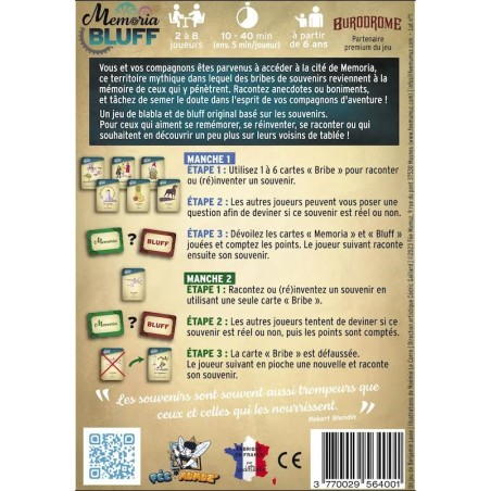 Brettspiele - Stimmung - Familien - Karten - Memoria Bluff