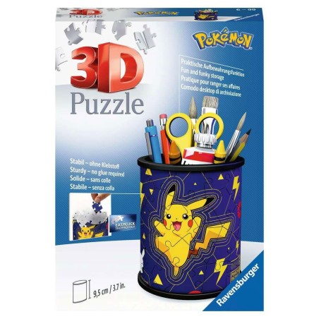 Puzzle - Pot à crayons - Pokemon - Pikachu