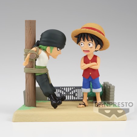 Static Figure - WCF - One Piece - Luffy & Zoro - Log Stories