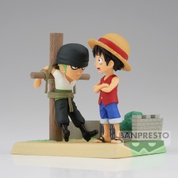 Statische Figur - WCF - One Piece - Luffy & Zoro - Log Stories