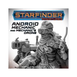 Statische Figur - Starfinder - Android Mechanic & Mechanic's Drone