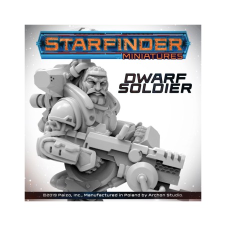 Static Figure - Starfinder - Dwarf Soldier