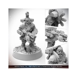 Figurine Statique - Starfinder - Dwarf Soldier