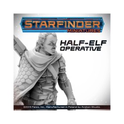 Statische Figur - Starfinder - Half Elf Operative