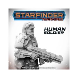 Figurine Statique - Starfinder - Human Soldier