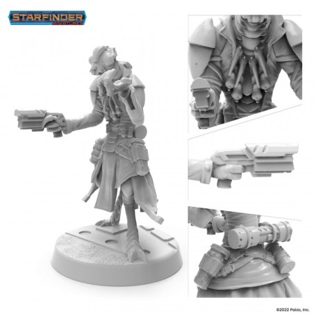 Static Figure - Starfinder - Shirren Operative