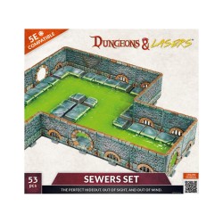 Terrain - RPG Compatible 5E - Dungeons & Lasers - Sewers Set