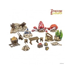 Terrain - RPG Compatible 5E - Dungeons & Lasers - Dwarven Mine Props