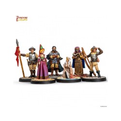 Statische Figur - 5E Compatible RPG - Dungeons & Lasers - Townsfolk Miniature Pack