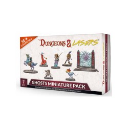 Static Figure - 5E Compatible RPG - Dungeons & Lasers - Ghosts Miniatures Pack