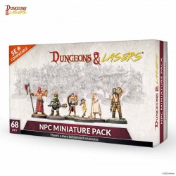 Static Figure - 5E Compatible RPG - Dungeons & Lasers - NPC Miniature Pack