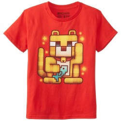 T-shirt - Minecraft - Lucky Ocelot - M Homme 