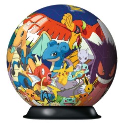 Puzzle - 3D - Pokemon - Ball - Pikachu