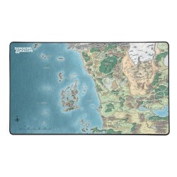 Tapis de souris - Donjons et Dragons - Carte monde