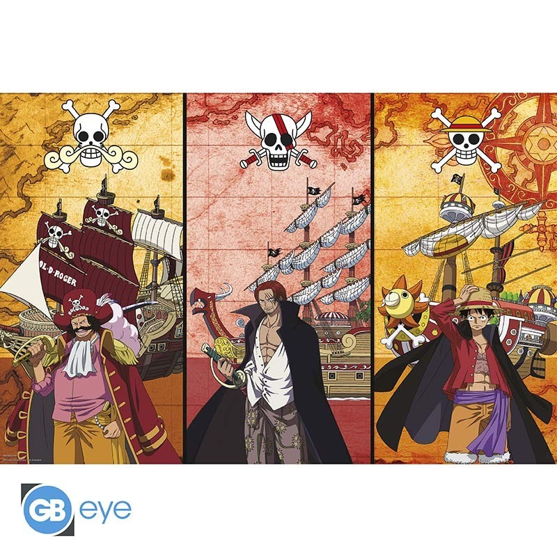 Poster - Rolled and shrink-wrapped - One Piece - Captains & Boats
