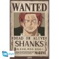 Poster - Rolled and shrink-wrapped - One Piece - Wanted Shanks Poster - Rolled and shrink-wrapped - One Piece - Wanted Shanks