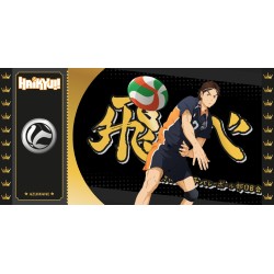 Sammlerticket - Golden Tickets Black Edition - Haikyu - Azumane - "500pcs Limited"