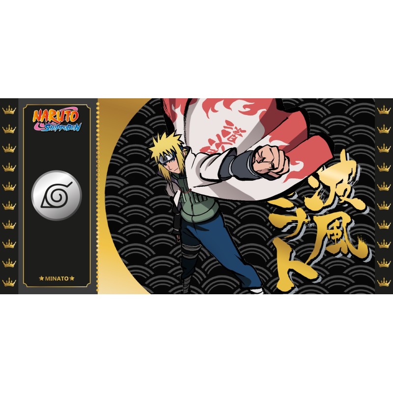 Ticket de collection - Golden Tickets Black Edition - Naruto - Minato Namikaze