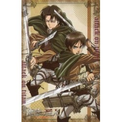 Flag - Attack on Titan - Eren & Levi - Unisexe 