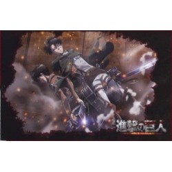 Flagge - Attack on Titan - Eren & Levi - Unisexe 