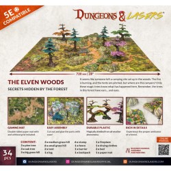 Terrain - RPG Compatible 5E - Dungeons & Lasers - La forêt elfique