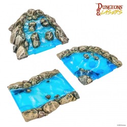 Figurine Statique - Dungeons & Lasers - Rivière Modulable