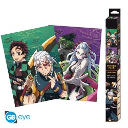 Poster - Pack de 2 - Demon Slayer - Quartier des Plaisirs