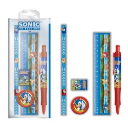 Schreibwaren-Set - Sonic the Hedgehog - Golden Rings