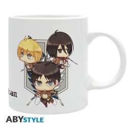 Mug - Subli - L'attaque des Titans - Chibi Trio