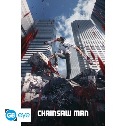 Poster - Gerollt und mit Folie versehen - Chainsaw Man - Key Visual