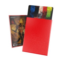 Protège-cartes - Accessoires - Sleeves rouges (100 pièces)