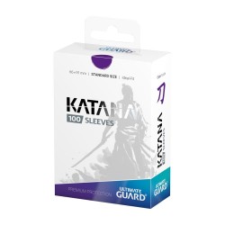 Sleeves - 100 pieces Box - Katana - Standard - Purple