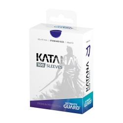 Protège-cartes - Accessoires - Boîte de 100 pièces - Katana - Standard - Bleu