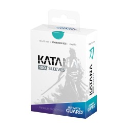 Protège-cartes - Boîte de 100 pièces - Katana - Standard - Turquoise