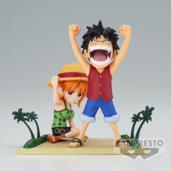 Static Figure - WCF - One Piece - Luffy & Nami