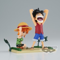 Static Figure - WCF - One Piece - Luffy & Nami