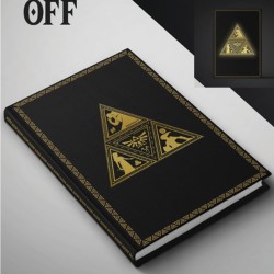 Carnet - Produit abîmé - Zelda - Triforce