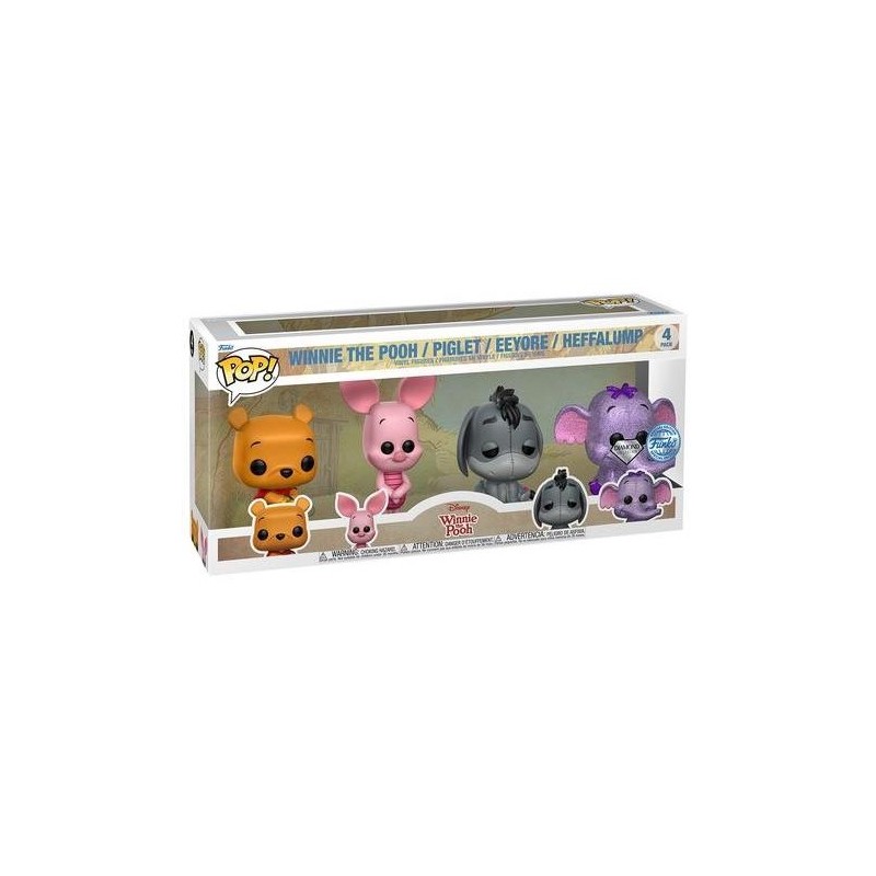 POP - Pack de 4 - Disney - Winnie l'ourson - Diamond